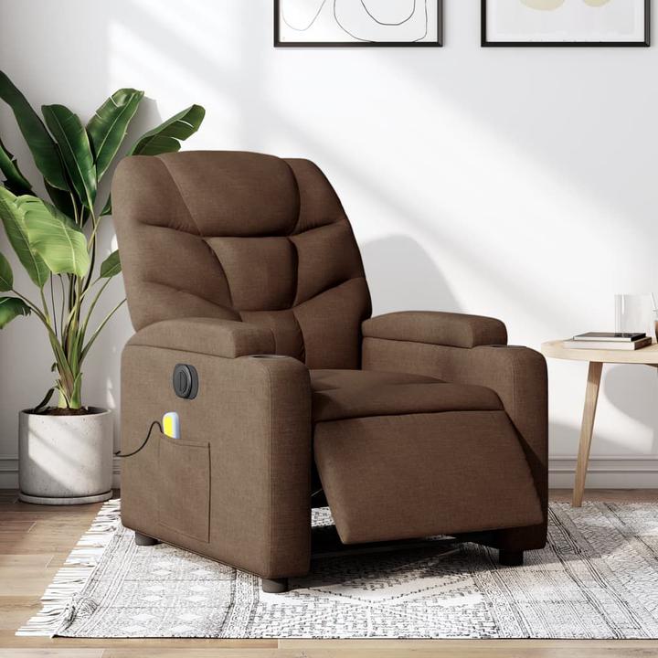 Actual product image vidaXL Massage chair electric fabric