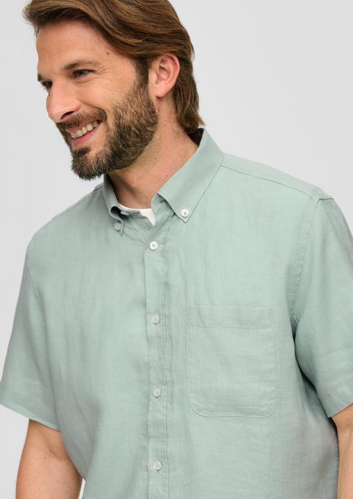 Immagine prodotto s.Oliver Hemd Kurzarmhemd aus Leinen (S)