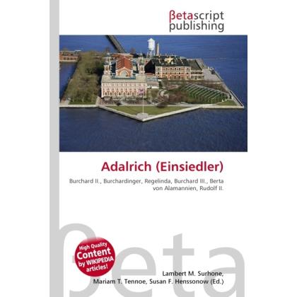 Adalrich (Einsiedler), Fachbücher