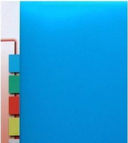 Immagine prodotto Kolma Libro A4 facile con 20 tasche blu (A4, 1x)