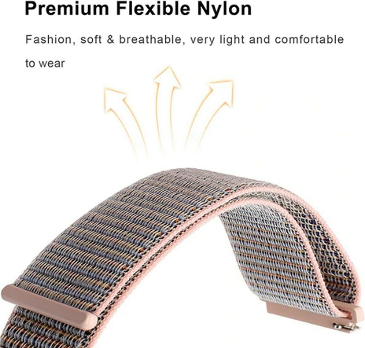 Actual product image Strap-it Bracelet (20 mm, Nylon, Forerunner 245, Venu SQ)