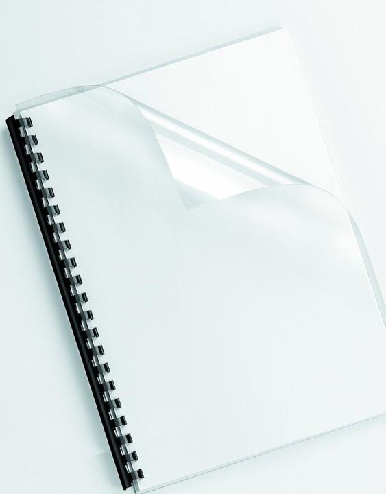 Actual product image Fellowes PVC cover sheets (A4, 180 micron)