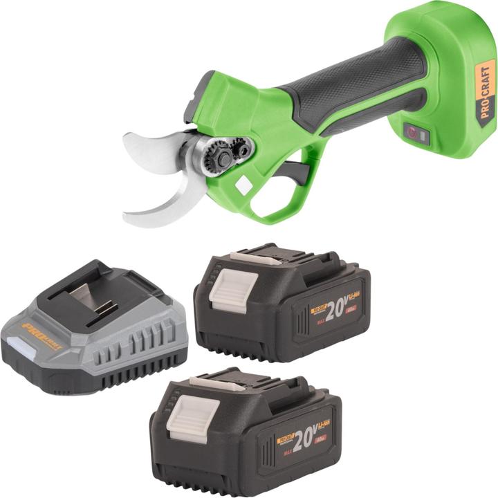 Produktbild Procraft ES22Libb Akku Astschere 20 V 25 mm Brushless + 2x Akku 4,0 Ah + Ladegerät
