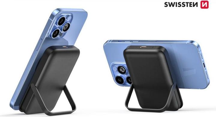 Produktbild Swissten Power Bank PD 20W (Magsafe Compatible) 10000Mah (10000 mAh, 20 W, 38.50 Wh)