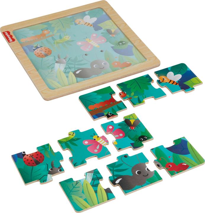 Produktbild Fisher-Price Holz-Abenteuerwelten Puzzle (9 Teile)