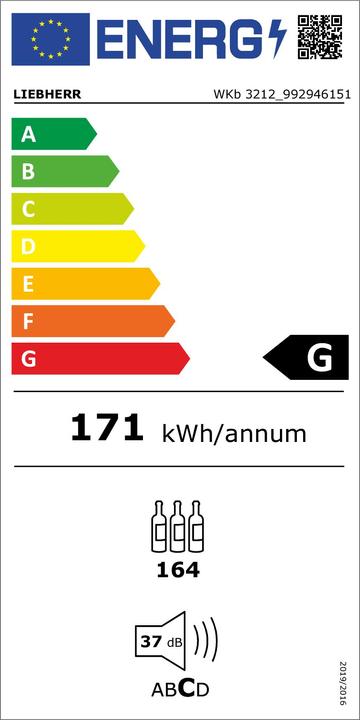 Energie-Label Liebherr Wkb 3212