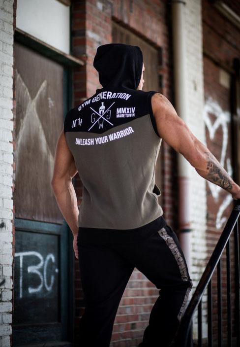 Immagine prodotto Gym Generation Felpa con cappuccio Alpha - NERO / CIPRI (S)