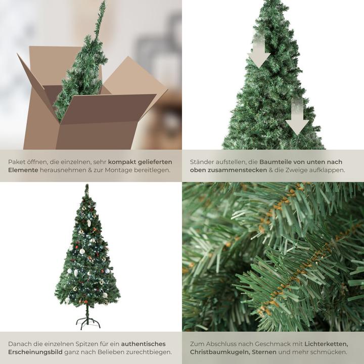 Actual product image tectake Artificial Christmas tree (180 cm)