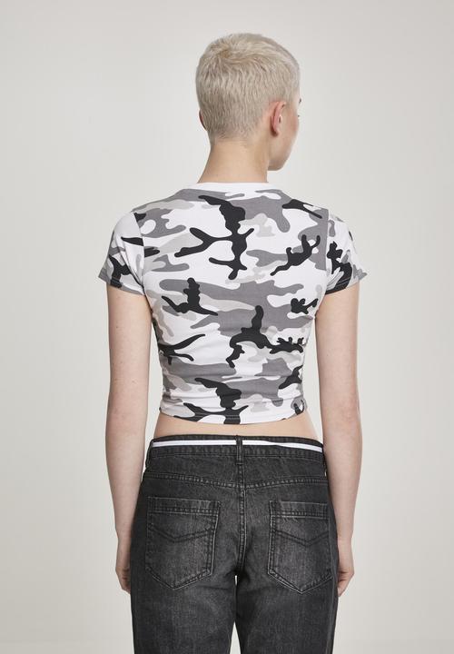 Actual product image Urban Classics Ladies Stretch Jersey Cropped Tee (XS)