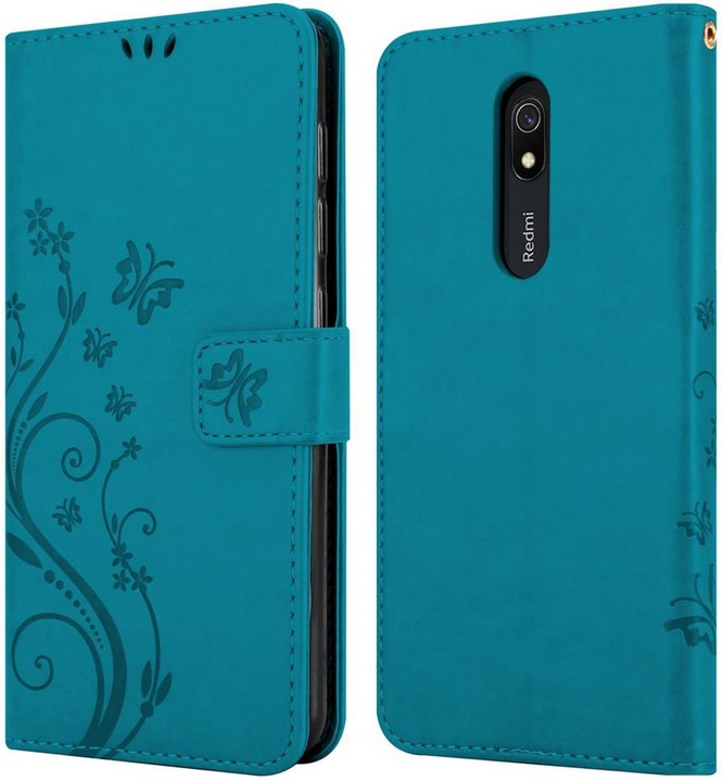 Actual product image Cadorabo Flower Book Cover (Xiaomi Redmi 8A)