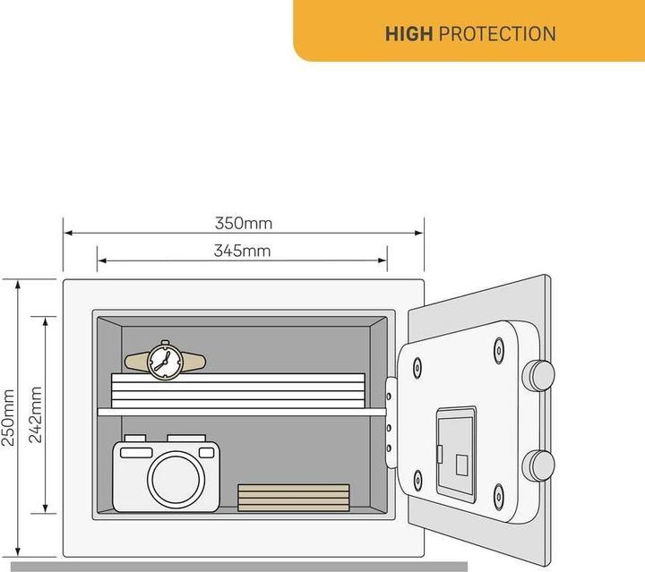 Productafbeelding Yale Sejf o wysokim poziomie bezpieczestwa (20.50 l)