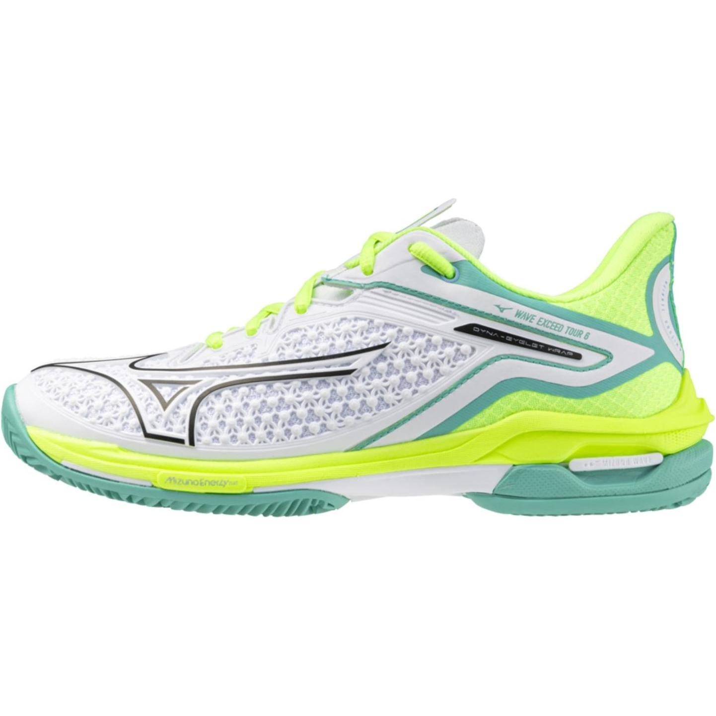 Mizuno, Damen, Tennisschuhe, Wave Exceed Tour 6 Cc (38.5), Weiss