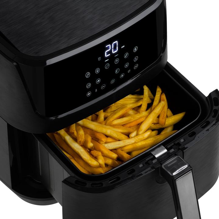 Produktbild Adler Tischgrill AD 6317 Air Fryer Ofen, 12 Programme, 5,5 L, Schwarz