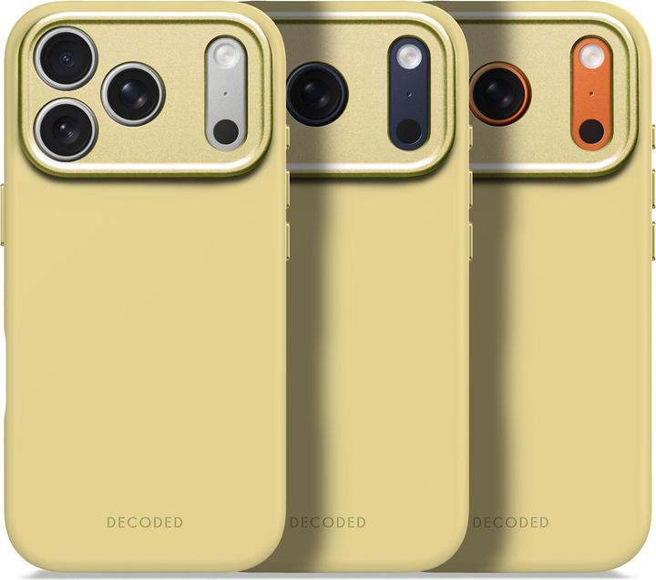 Productafbeelding Decoded Silicone Backcover Apple iPhone 17 Pro Yuma Yellow (Apple iPhone 17 Pro)