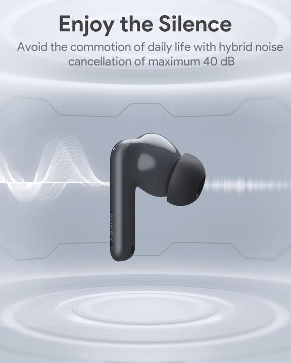 Produktbild Aukey MOVE - Earbuds (ANC, 30 h, Kabellos)