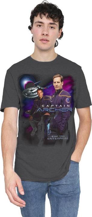 Actual product image Unisex Adult Captain Archer T-Shirt (XXL)