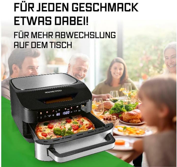 Actual product image Gourmetmaxx Heissluftfritteuse mit XXL-Garfläche 7 l, Detailfarbe