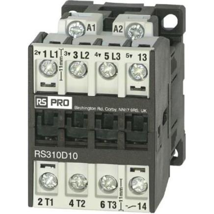 Rs Pro Leistungsschütz 24 V-Spule, 3 400 V / 22 A 11 kW, Relais