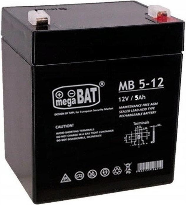 Actual product image Lean Toys Flower battery for children's electric car 12V 5Ah (12 V)