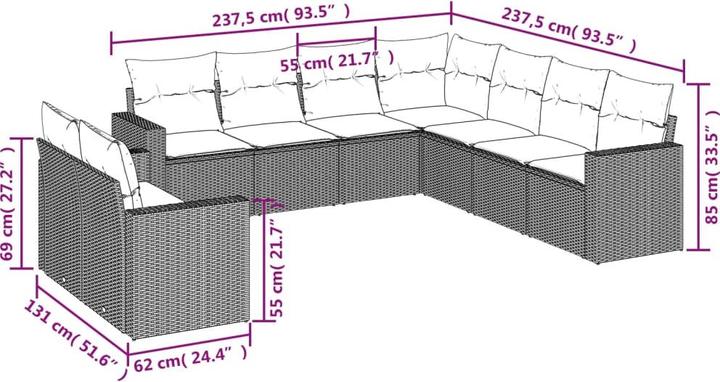 Produktbild vidaXL Sina