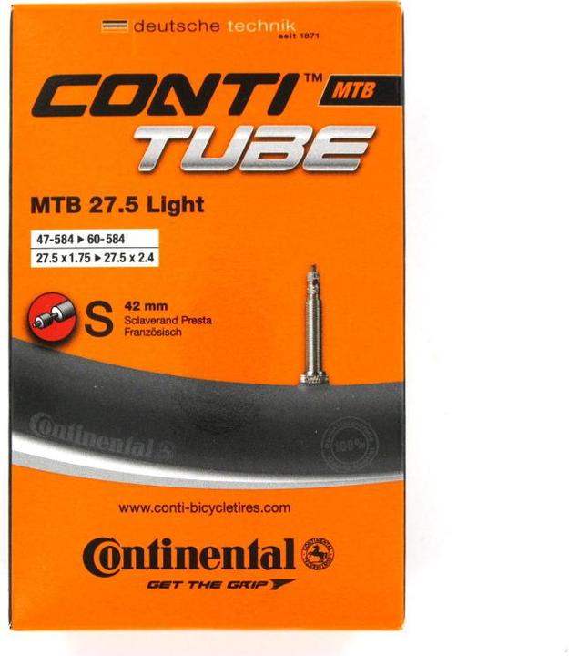 Actual product image Continental MTB Light (Presta (SV), 27.5", 42 mm)