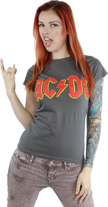 Produktbild AC/DC TShirt mit rotem Logo aus Baumwolle (XL)