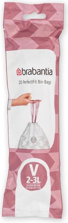 Productafbeelding Brabantia PerfectFit afvalzak V 3 liter (20 x, 3 l)