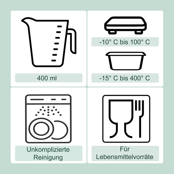 Produktbild Relaxdays Glasbehälter-Set (1 l)