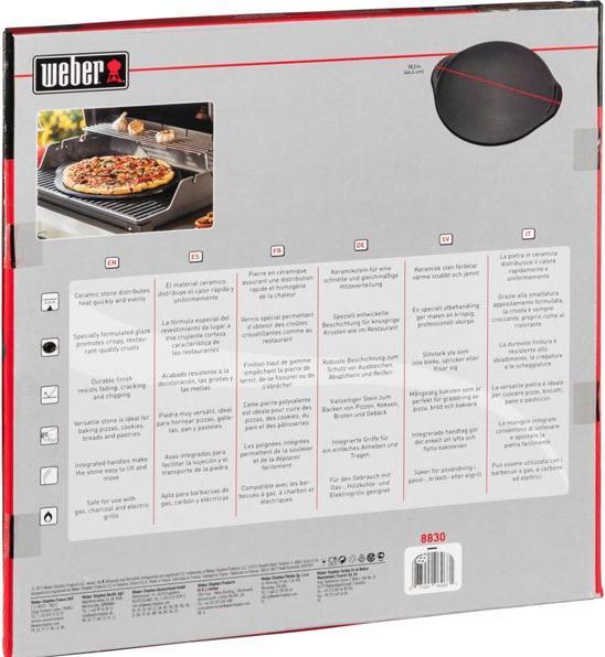 Actual product image Weber Pizza stone