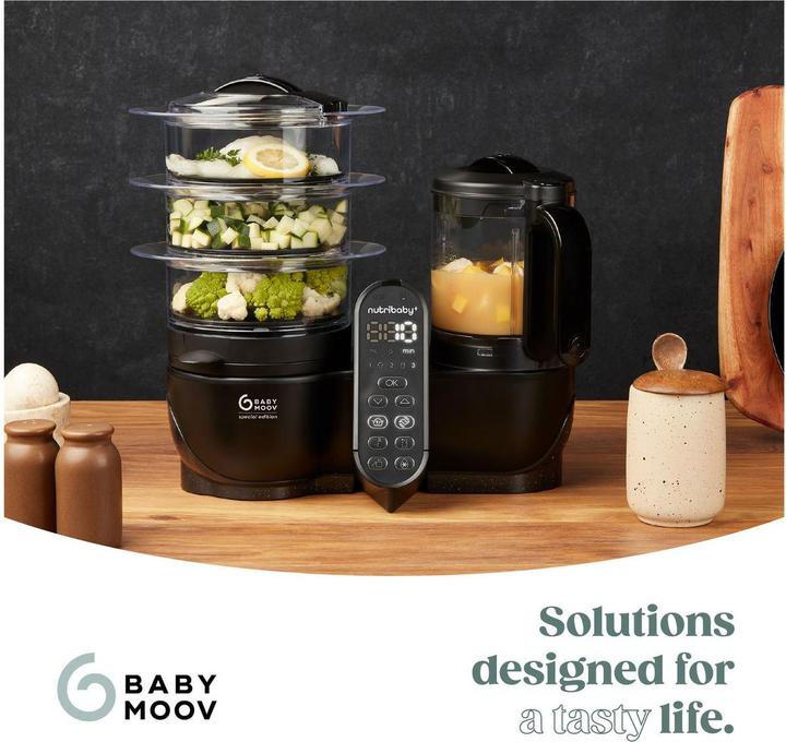 Immagine prodotto Babymoov Nutribaby Plus XL Nahrungszubereiter Black
