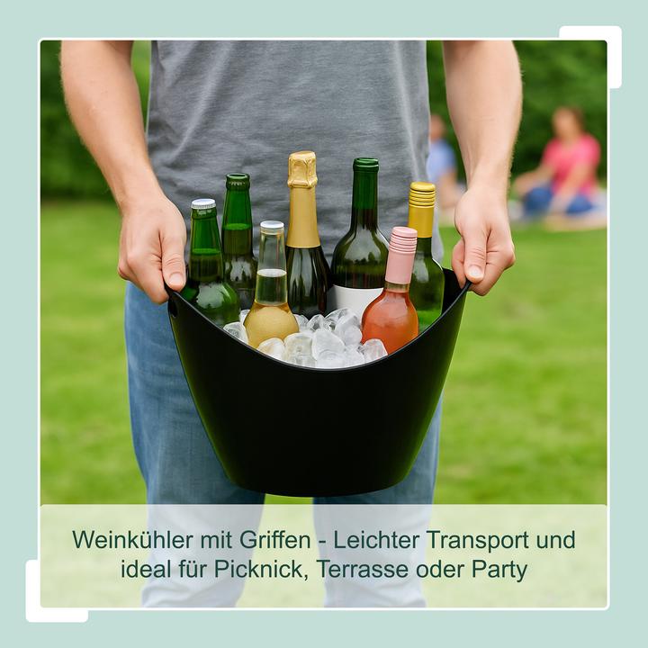 Actual product image Relaxdays Eiseimer 8l schwarz