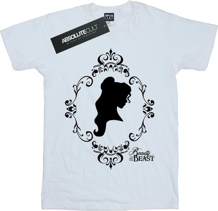 Actual product image Disney Princess Mens Belle Silhouette T-Shirt (L)