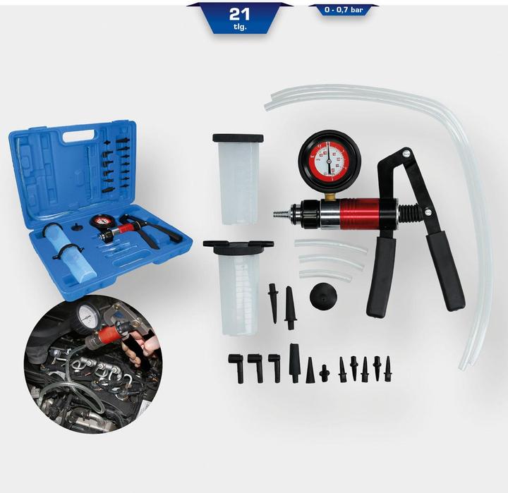 Productafbeelding Brilliant Tools Vacuümdrukpompset | 21 stuks.
