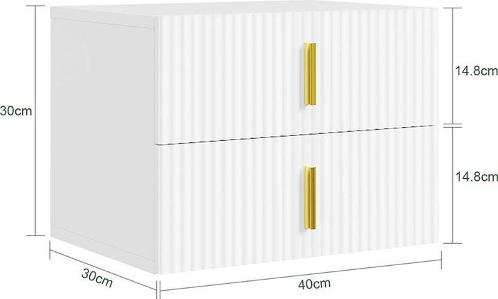 Produktbild SoBuy FBT177-E-W (30 x 40 x 30 cm)