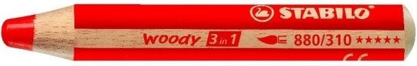 Actual product image STABILO woody 3 in 1 coloured pencil (Red, 1 x)