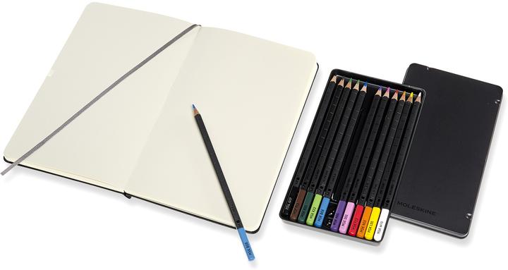 Produktbild Moleskine Sketching Kit (13 x 21 cm, Blanko, Harter Einband)
