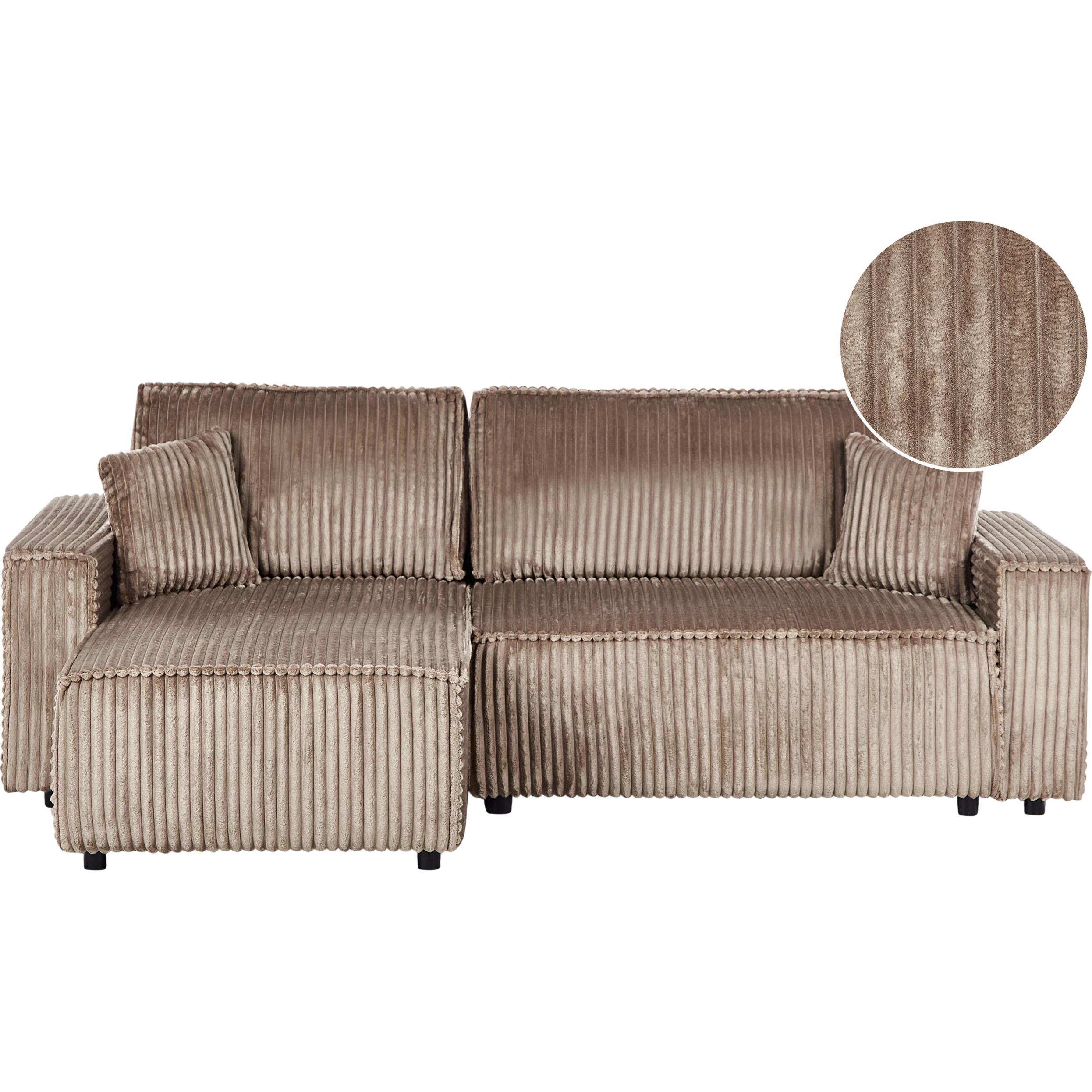 Beliani, Sofa, Abacka (Ecksofa)