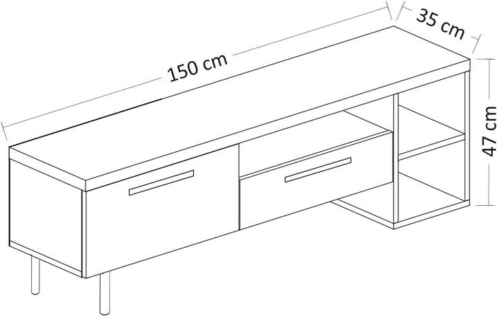 Produktbild Homitis Parion (150 x 35 x 47 cm)