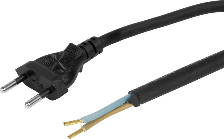 Steffen Anschlusskabel Gdv 2x1mm2 5m T11 sw (5 m)