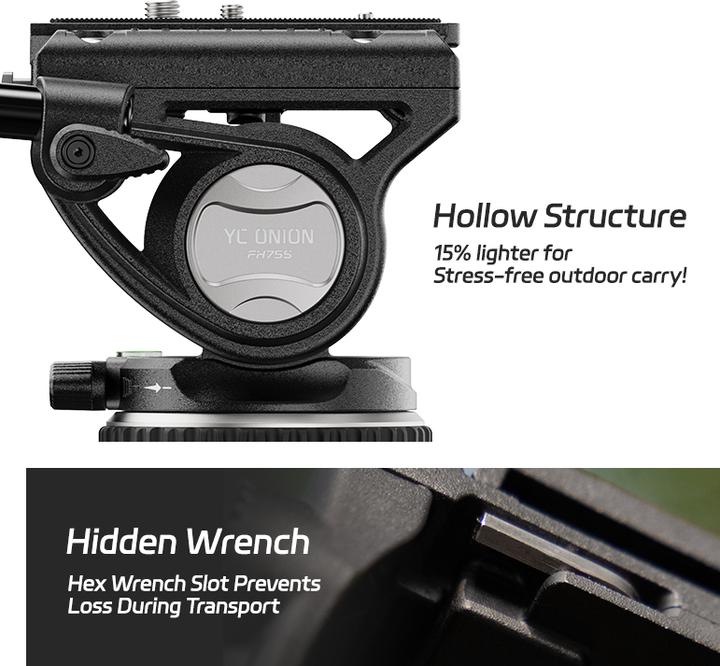 Image du produit Yc onion Tête fluide FH75 (Tête vidéo)