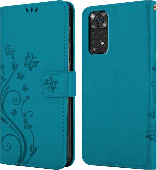 Produktbild Cadorabo Hülle für Xiaomi RedMi NOTE 11 4G / 11S 4G mit Blumen Muster (Xiaomi Redmi Note 11, Xiaomi Redmi Note 11S)