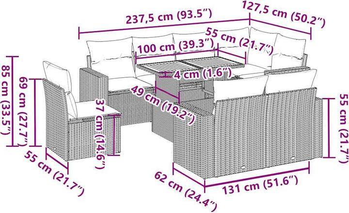 Produktbild vidaXL Jimena