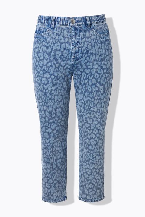 Immagine prodotto Studio Untold Mom jeans con design leopardato e cinque tasche (44)