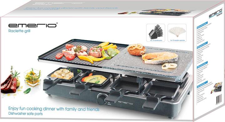 Actual product image Emerio Raclette appliance