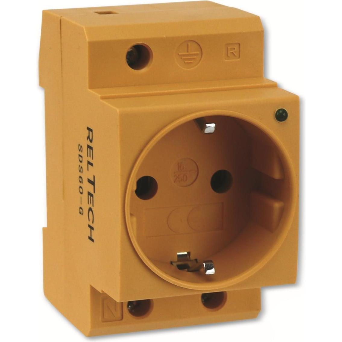 Thumbnail - Eneroid, Steckdose, Schutzkontakt-DIN-Steckdose, orange
