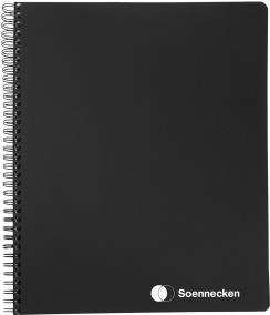 Image du produit Soennecken Officebook 2351 DIN A4+ 90g 80Bl. 4fbg. edge 3Register kar. (A4+, Quadrillé, Couverture rigide)