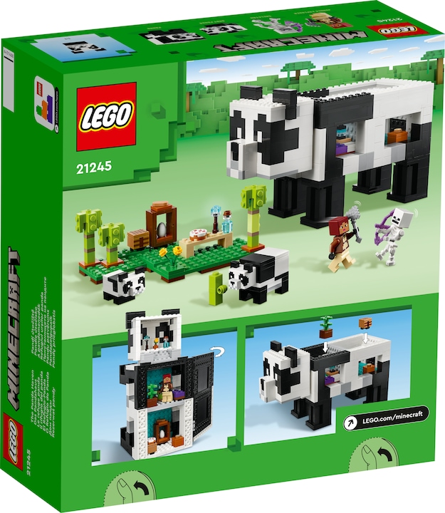 Image du produit LEGO La maison des pandas (21245, LEGO Minecraft)