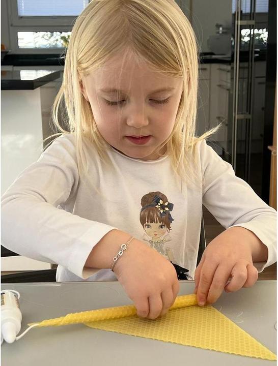 Actual product image Pebaro honeycomb candle making set