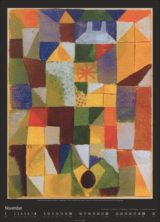 Actual product image World of Art Kalender 2026 (49 x 68 cm, Hardcover, German, English)