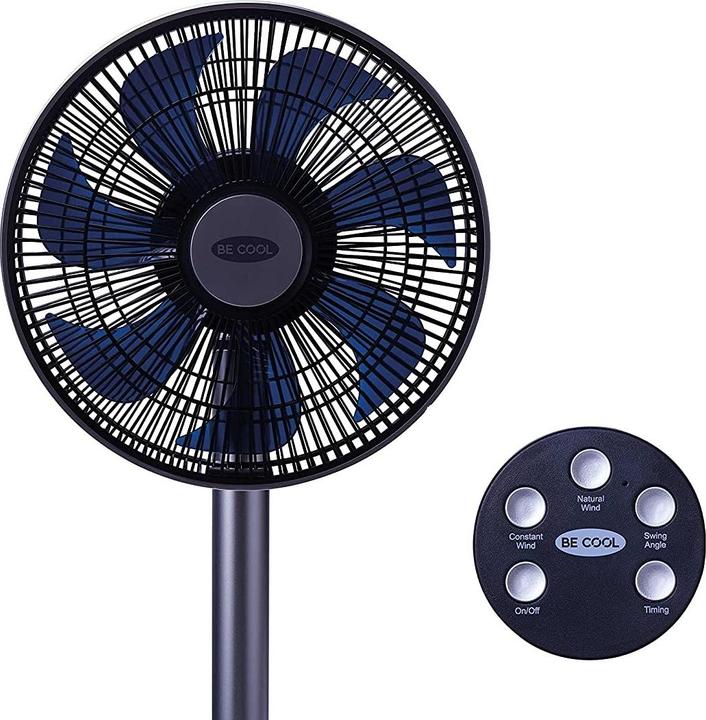 Immagine prodotto Be Cool Ventilatore da pavimento BC31ST2005SSF, titanio (58 dB)